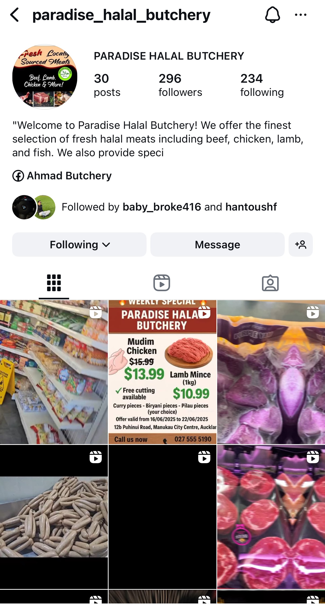 Instagram preview